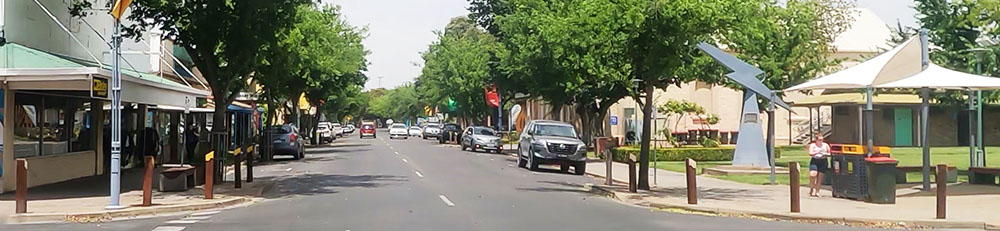 The center of Bordertown