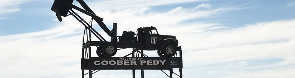 Seraching for t-shirts in Coober Pedy