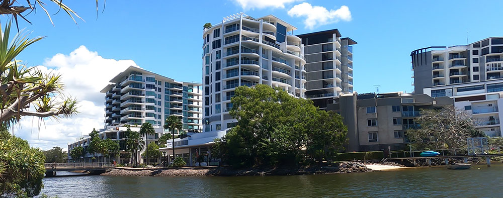 The town of Maroochydore