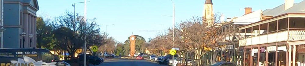 The streets of Mudgee