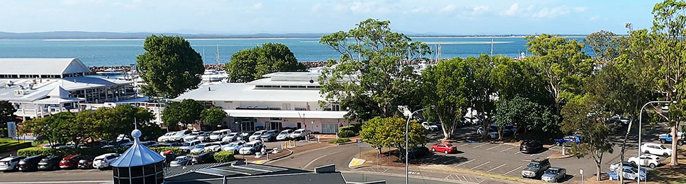 Elevated view of the Harbour Nelson Bay