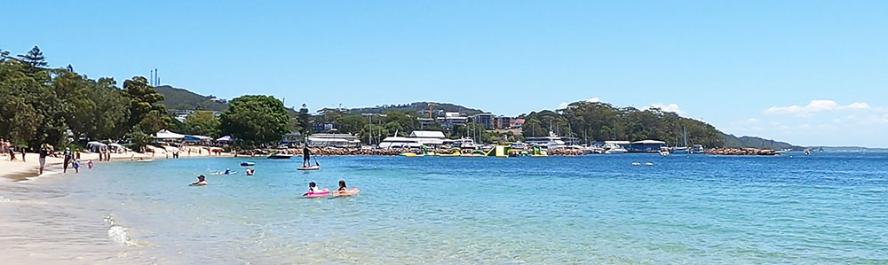 The beautiful shores of Nelson Bay