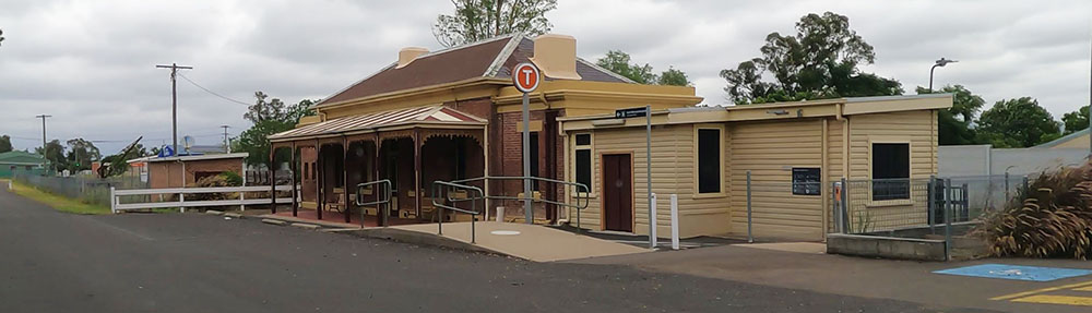 Train Station at Scone