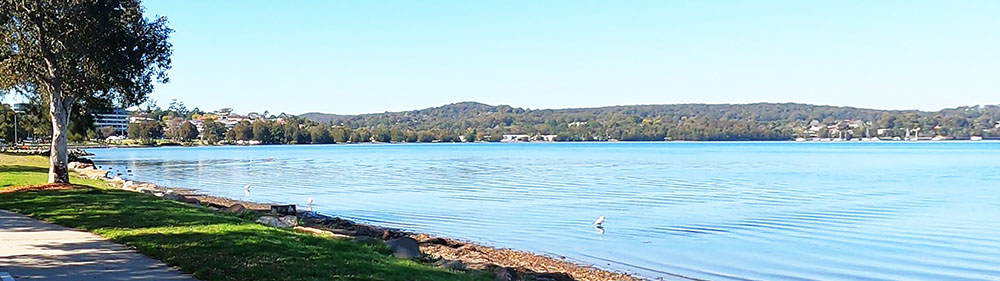 Warners bay on Lake Macquarie