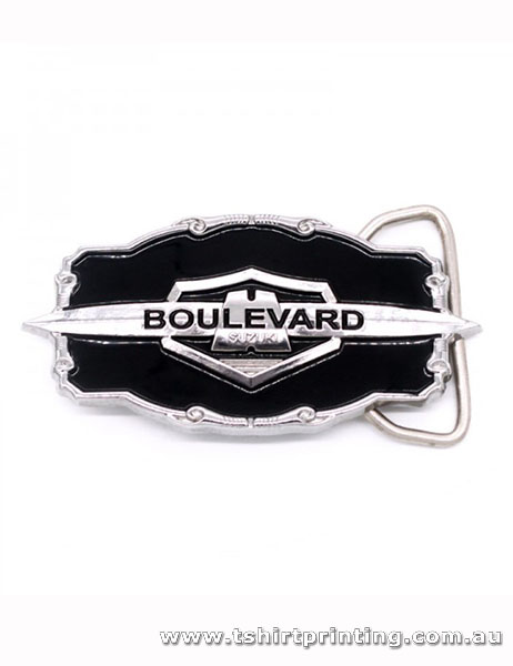 Boulevard Metal 2D or 3D Zinc Alloy Belt Buckles