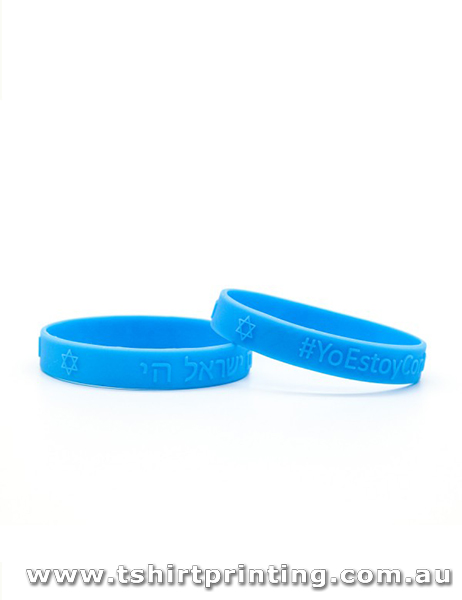 Embossed  Silicone Wristband