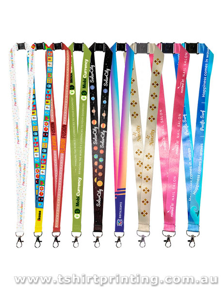 Azure Sublimated Lanyard