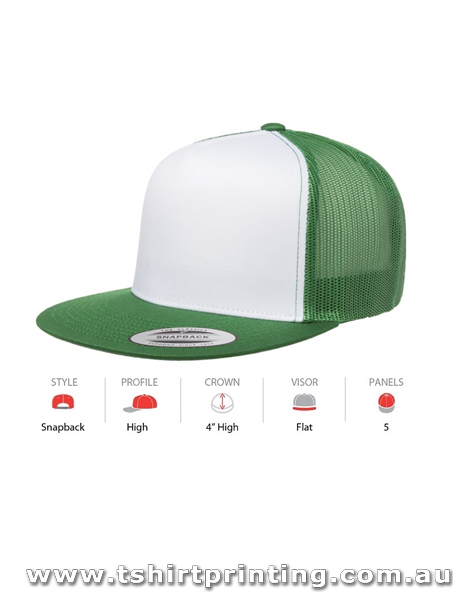 Yupoong Classic White Front Trucker