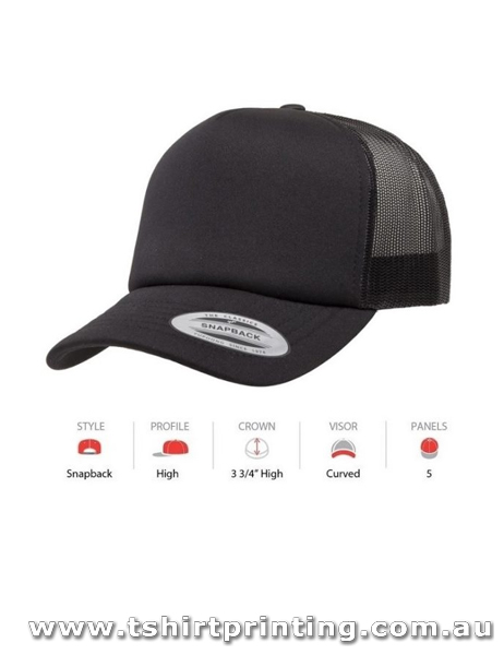 Yupoong Foam Front Curved Peak Trucker