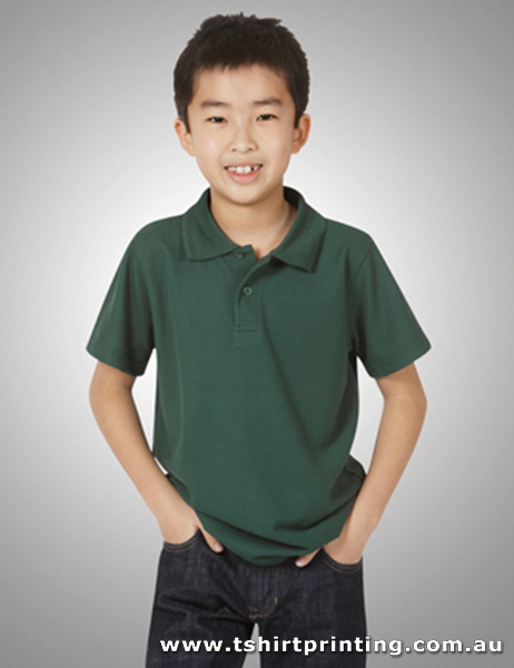 P01K Kids Premium Fine Pique Knit Polo