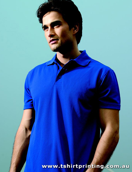 P56M Bocini Men's Polyester Basic Polo