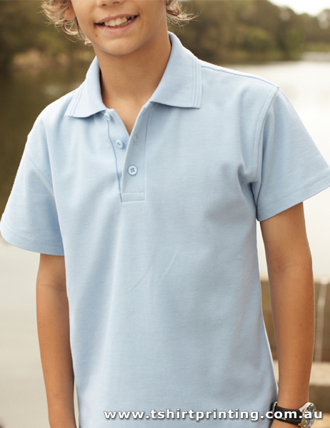 P58K Bocini Kids Basic PolyCotton Polo