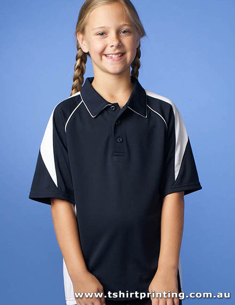 P65K Kid's Polyester Premier Polo