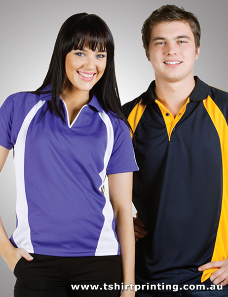 P94W Ladies Coolfast Mini-Waffle Polo