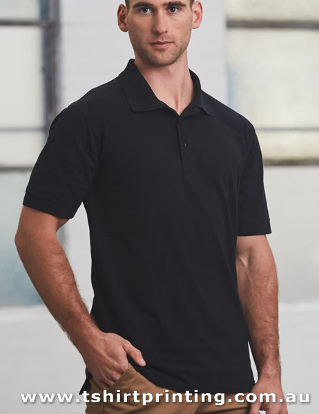 P135M Winning Spirit Mens Longbeach Polo Shirt