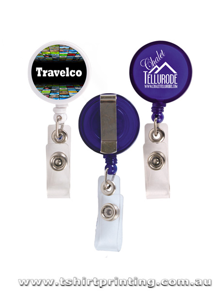 Retractable Name Badge Holder with Metal Clip