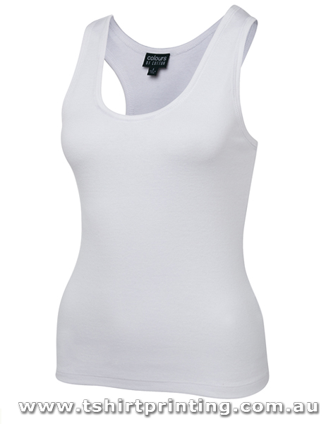 S64W Johnny Bobbin COC Ladies Athletic Singlet
