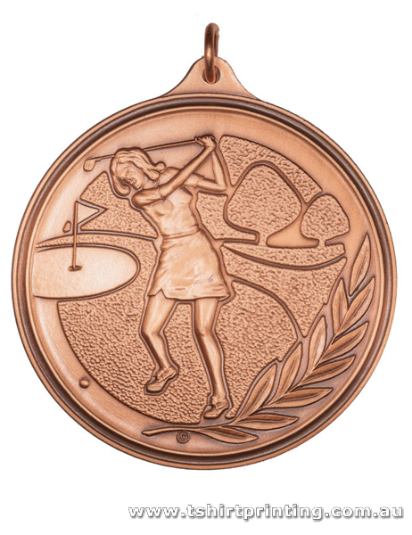 SP21 Womens Golf Competition Athletic Medal