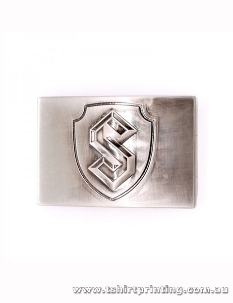 S Metal 2D or 3D Zinc Alloy Belt Buckles