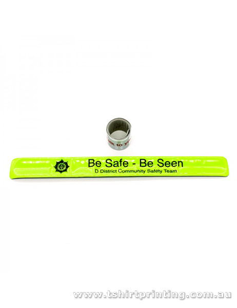 Neon Green Slap Bands-PVC