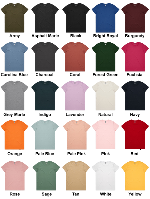 T18W ASColour Womens Maple Tee - Wholesale Blank T-Shirts