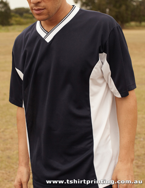 T45M Mens Polyester Soccer Tshirt