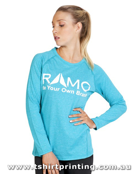 T56W Ramo Ladies Greatness Heather Long Sleeve