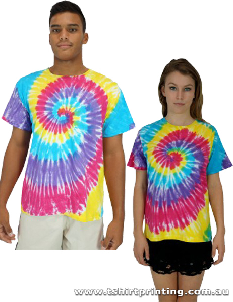 T82M Sun Drenched Tie Dye TShirt