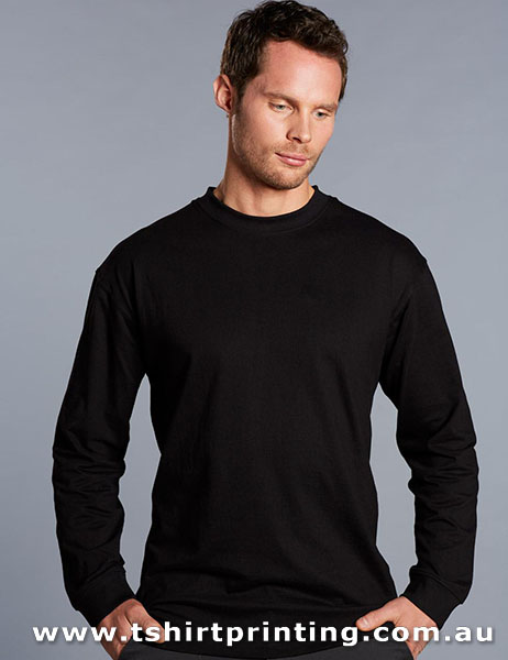 T153M Winning Spirit Mens London Long Sleeve Tee