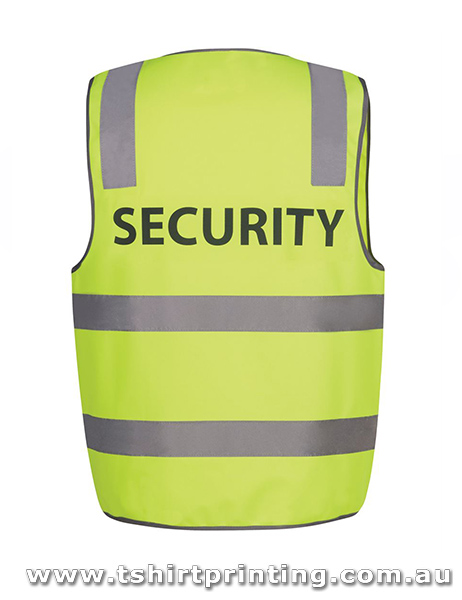 W103V5 Johnny Bobbin Hi Vis D+N Safety Vest - Security