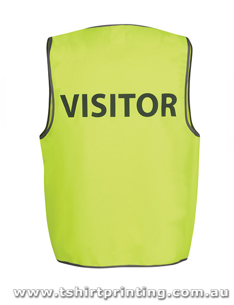 W104V5 Johnny Bobbin Hi Vis Safety Vest - Visitor