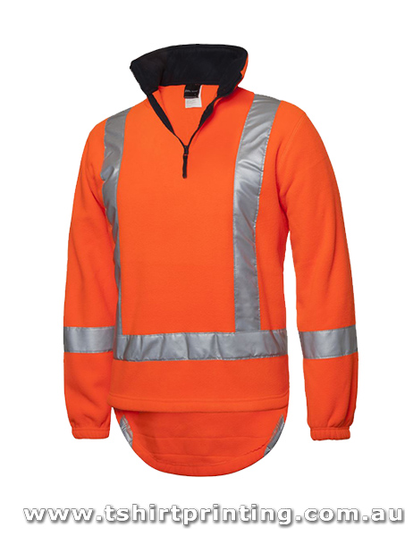 W108LP Johnny Bobbin Hi Vis (D+N) TTMC-W 1/2 Zip Polar