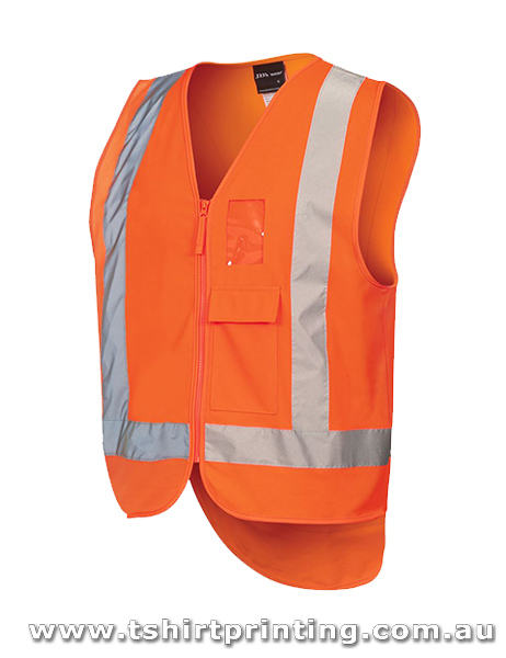 W110V Johnny Bobbin Hi Vis Zip (D+N) TTMC-W Vest