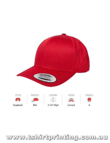 Yupoong Sports Cap Snapback Strap