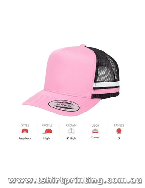 Yupoong Strip Cap Snapback Strap