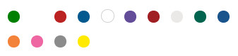 Bic Biro Colour chart